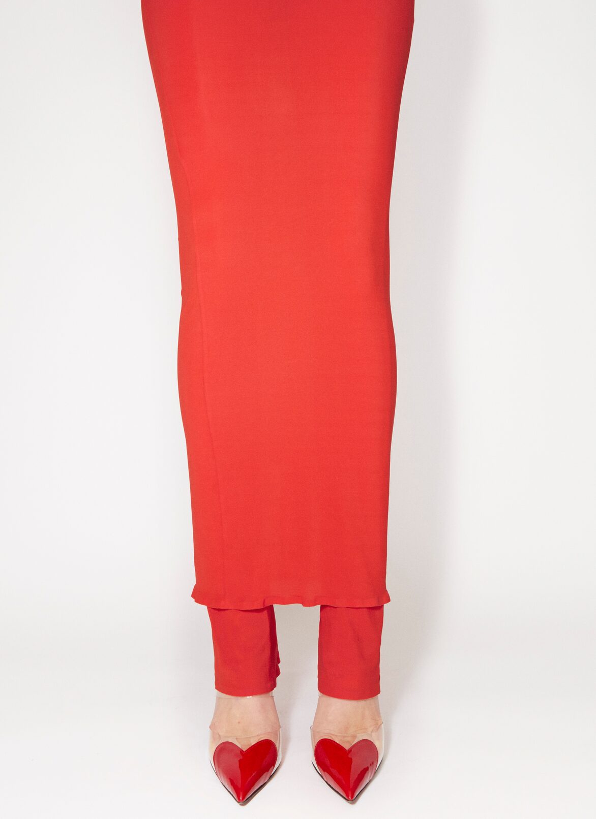Fluid Skirt-Pant ALAÏA RED FLUID SKIRT-PANT